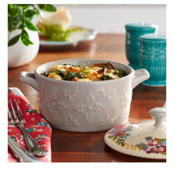 The Pioneer Woman Sweet Romance Blossoms Mini Cocotte - Picture 2 of 8